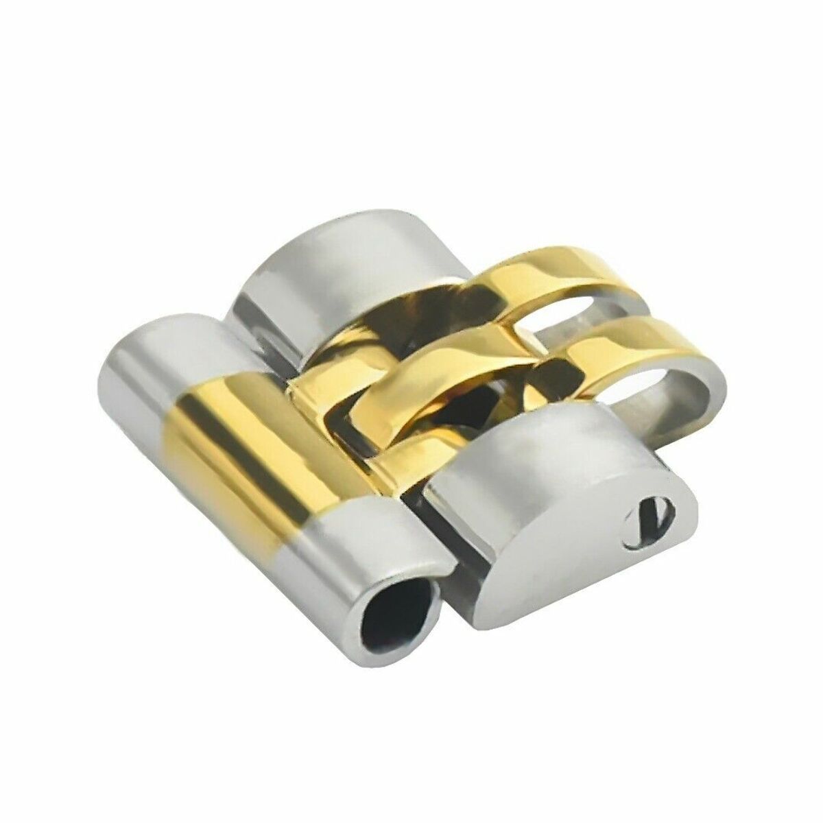 10MM JUBILEE WATCH BAND OTHERSIDE CONNECTING LINK FOR LADY ROLEX 13MM PLATED