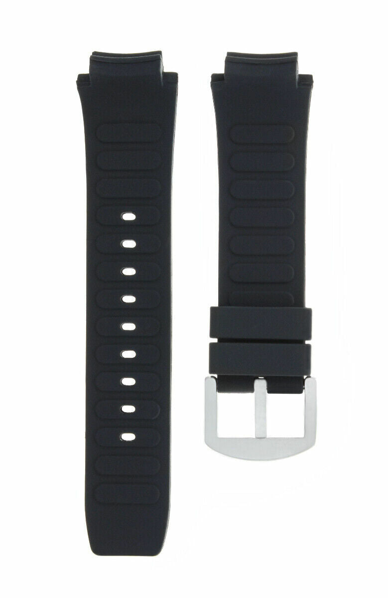 26MM BLACK SILICONE RUBBER WATCH BAND FOR IWC CALYPSO WATCH