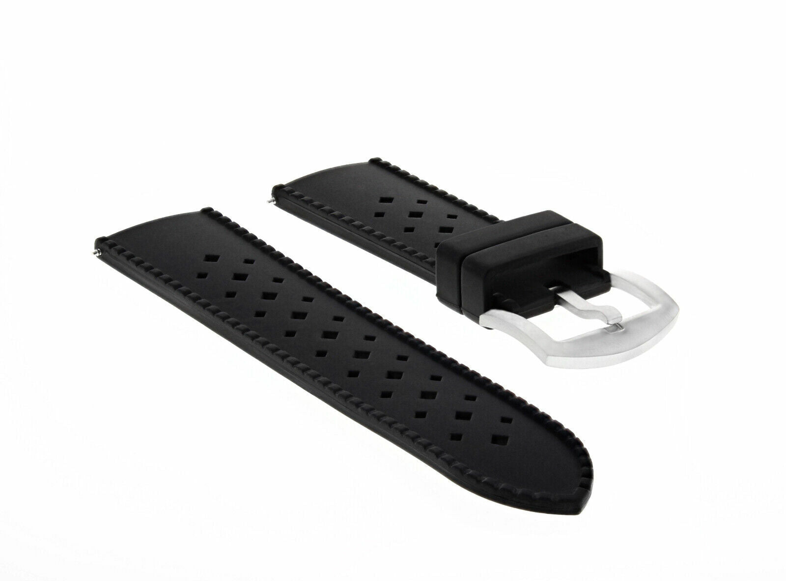 24MM SILICONE RUBBER WATCH BAND FOR IWC PILOT PORTUGUESE TOP GUN WATCH