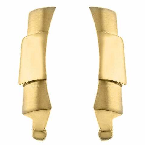 2 CUSTOM STRAP END LINK PIECE FOR ROLEX PRESIDENT 18038 18238 118238 118239 GOLD