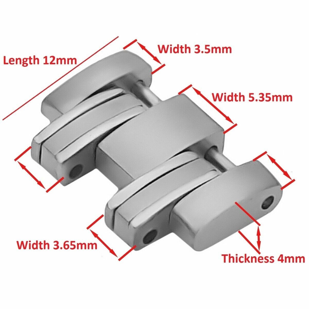 SOLID LINK STAINLESS STEEL FOR OMEGA SEAMASTER PLANET OCEA WATCH FIT 20MM LUG