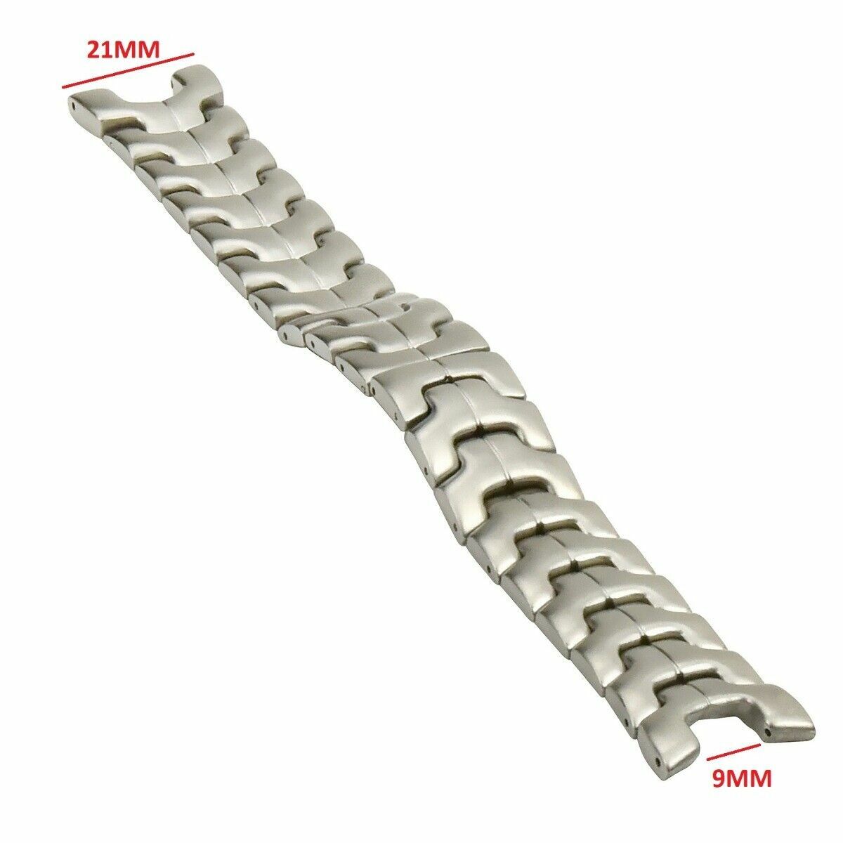 21MM WATCH BAND FOR MEN TAG HEUER WATCH 9MM OPENING S/STEEL BRACELET TOP QUALITY