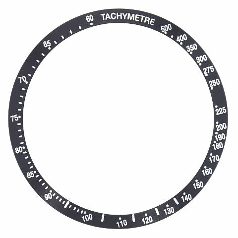 BEZEL INSERT FOR 39MM  OMEGA SPEEDMASTER TACHYMETRE  3520.50 WATCH BEVEL BLACK