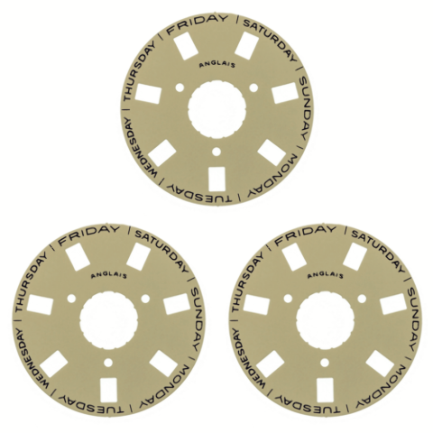 3 DAY DISC FOR ROLEX PRESIDENT DAY DATE 3155 18206 18208 18296 18238 CHAMPAGNE