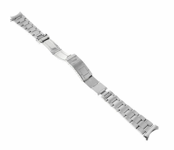 19MM OYSTER WATCH BAND FOR ROLEX DATE,AIRKING 1500 5500 5505 WET SUIT FLIP LOCK