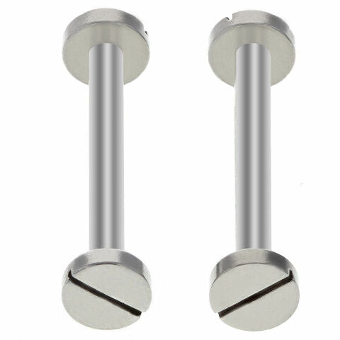 2 SETS SCREW TUBES PIN FOR 42MM CARTIER PASHA SEATIMER 2113 WATCH LUG FIT 22MM