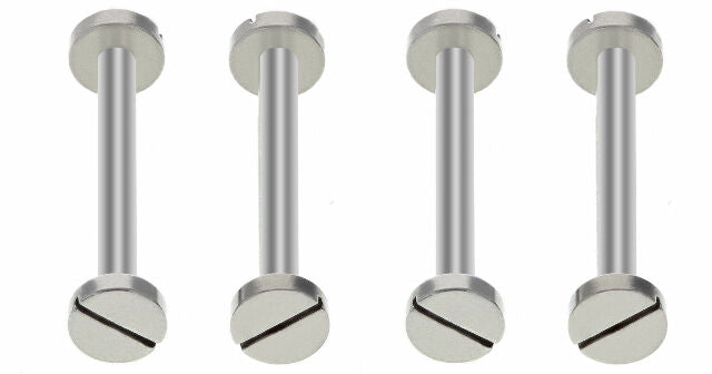 2 SETS SCREW TUBES PIN FOR 42MM CARTIER PASHA SEATIMER 2113 WATCH LUG FIT 22MM