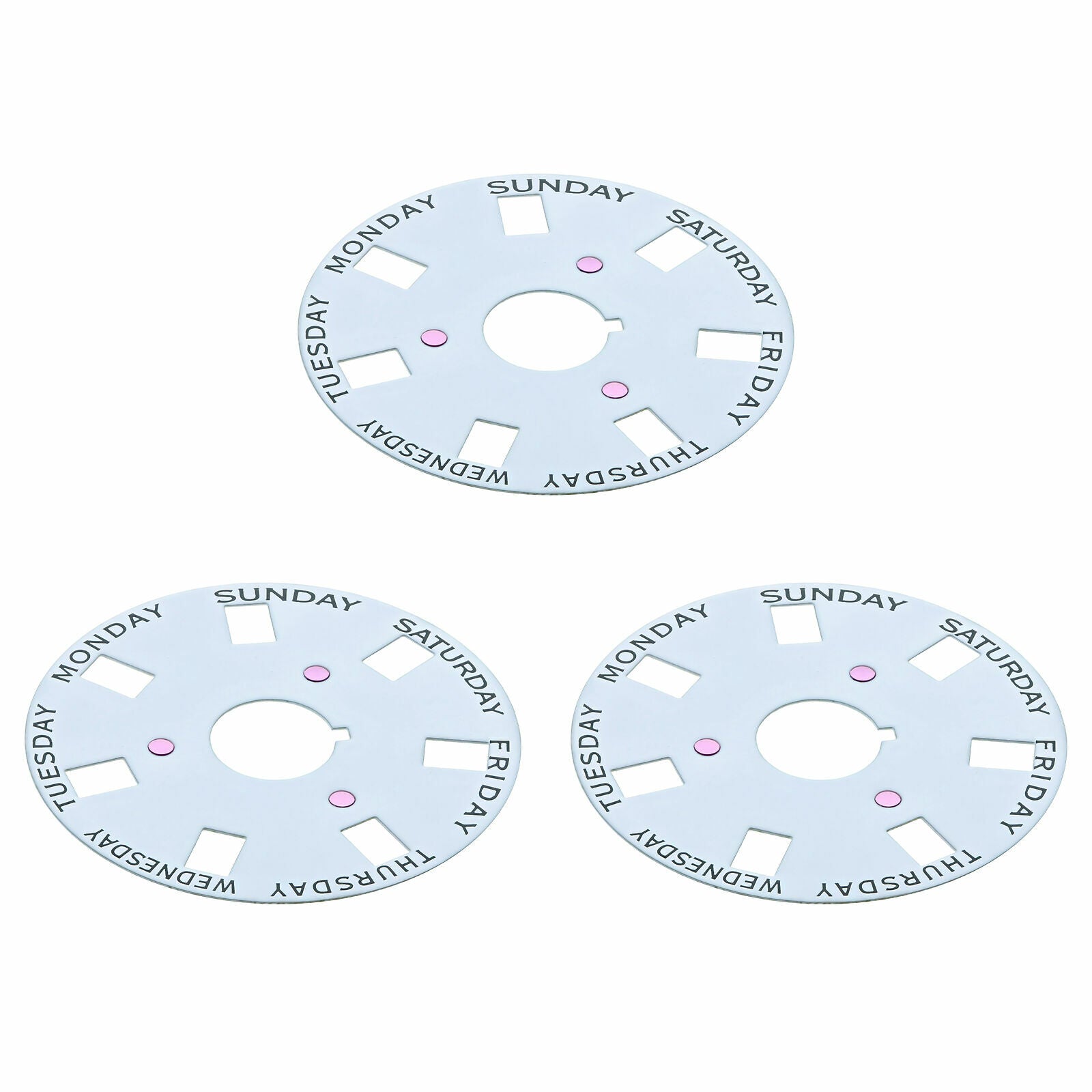 3 DAY DISC FOR ROLEX 3055 PRESIDENT DD 18038 18039 18046 18048 18049 18078 WHITE