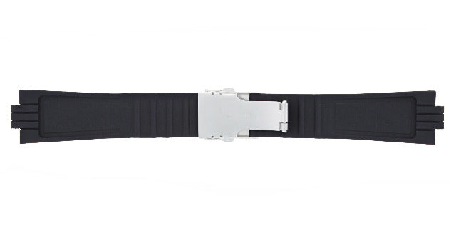 NEW 24MM 11MM TOP QUALITY SOFT PU RUBBER DIVER STRAP BAND FIT ORIS TT2 F1 BLACK