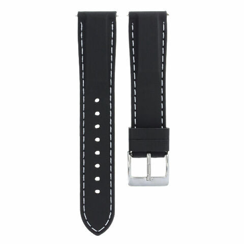 20MM RUBBER DIVER WATCH BAND STRAP SPORT FOR CERTINA DS PODIUM FURIOUS BLACK