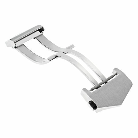 18MM CLASP DEPLOYMENT FOR TAG HEUER LEATHER STRAP BAND BUCKLE FIT FC5014 BRUSH
