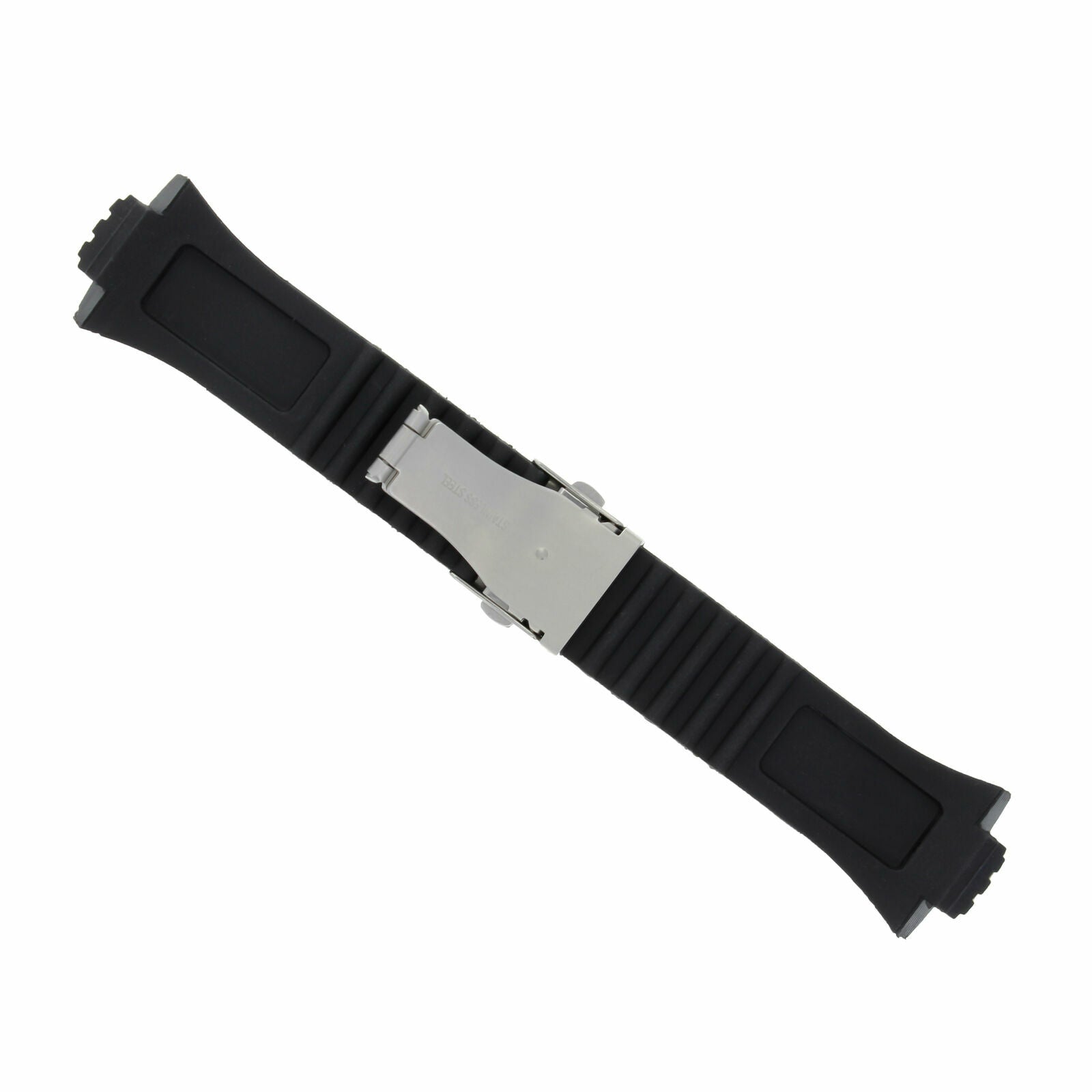 26MM 13MM RUBBER DIVER STRAP BAND FOR ORIS TT2 WILLIAM F1 40.5MM CASE BLACK