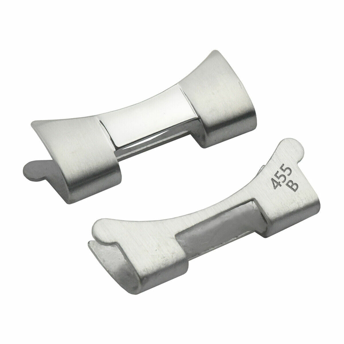 455B END PIECE FIT OYSTER BAND ROLEX SUBMARINER 16800 SHINY CTR FAT SPRING BAR