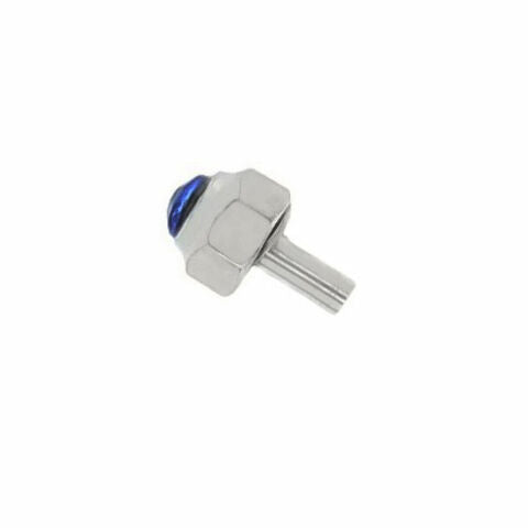 WATCH CROWN FIT CARTIER SANTOS TANK FRANCAISE 3.50MM STEEL SHINY BLUE
