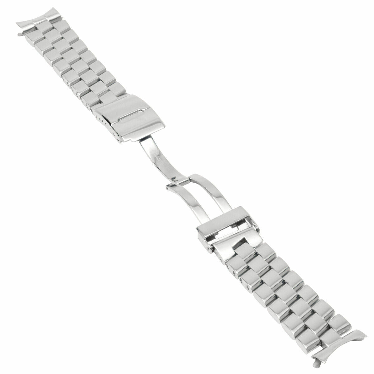 WATCH BAND BRACELET FOR 44MM BREITLING SUPER AVENGER 22MM STAINLESS STEEL SHINY