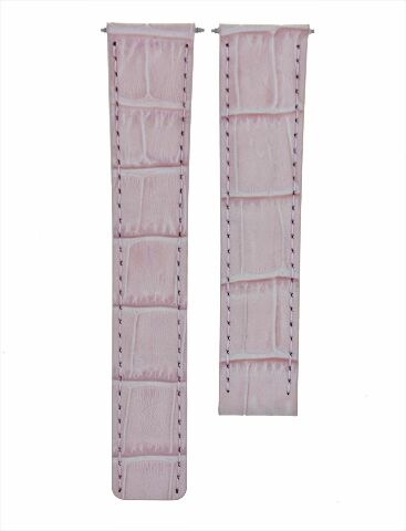 18MM LEATHER WATCH BAND STRAP FOR TAG HEUER CARRERA AQUARACER F1 PINK