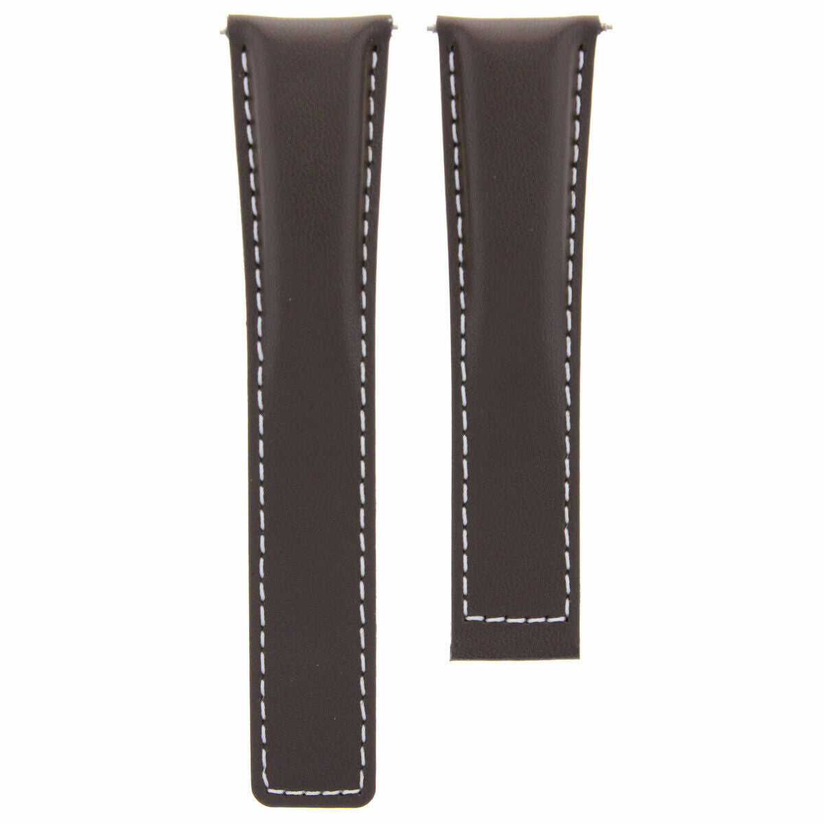 19MM LEATHER WATCH BAND STRAP FOR TAG HEUER CARRERA WV 2116 TWIN TIME BROWN WS