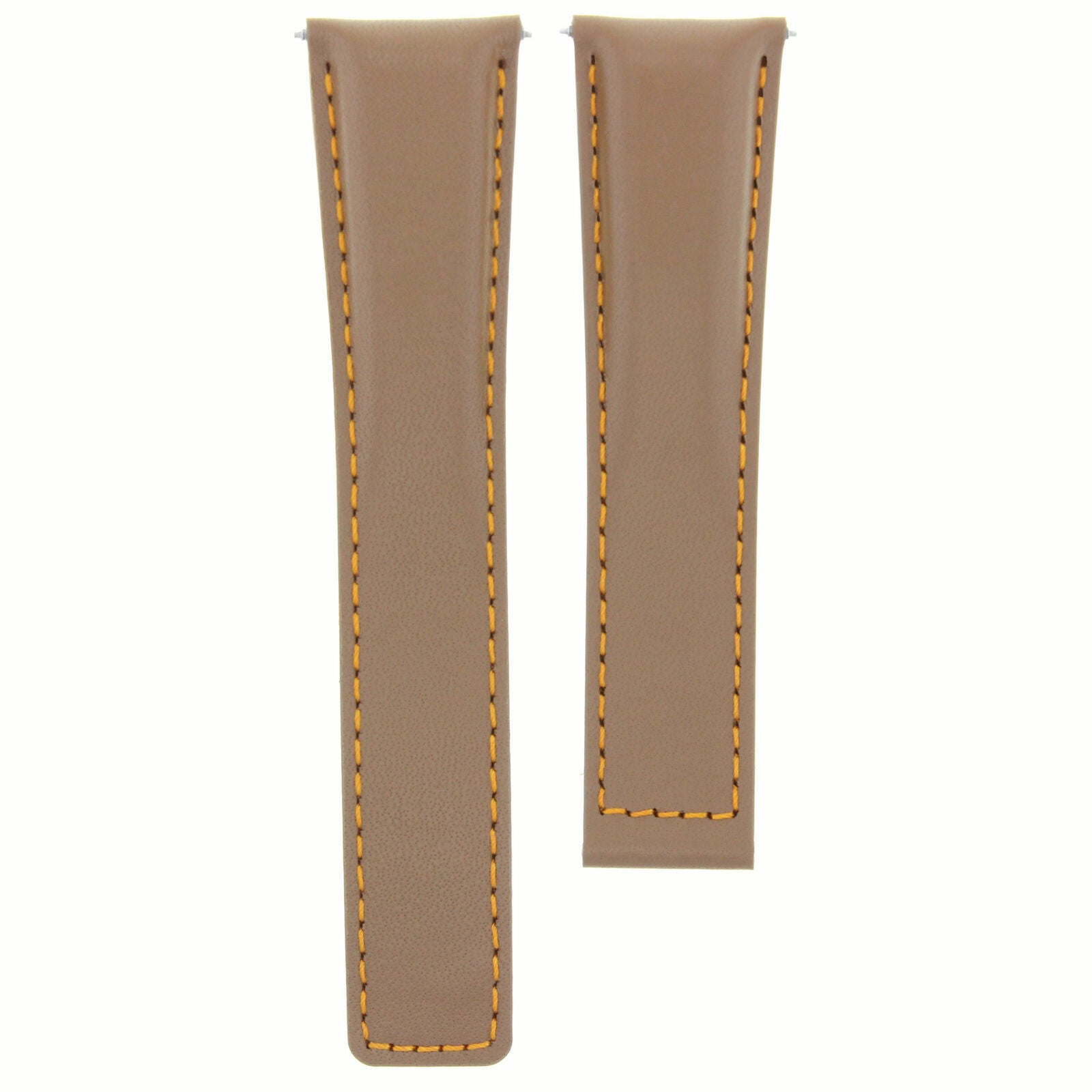 20MM LEATHER BAND SMOOTH STRAP FOR TAG HEUER CARRERA WATCH CV2013-FC6234 TAN OS