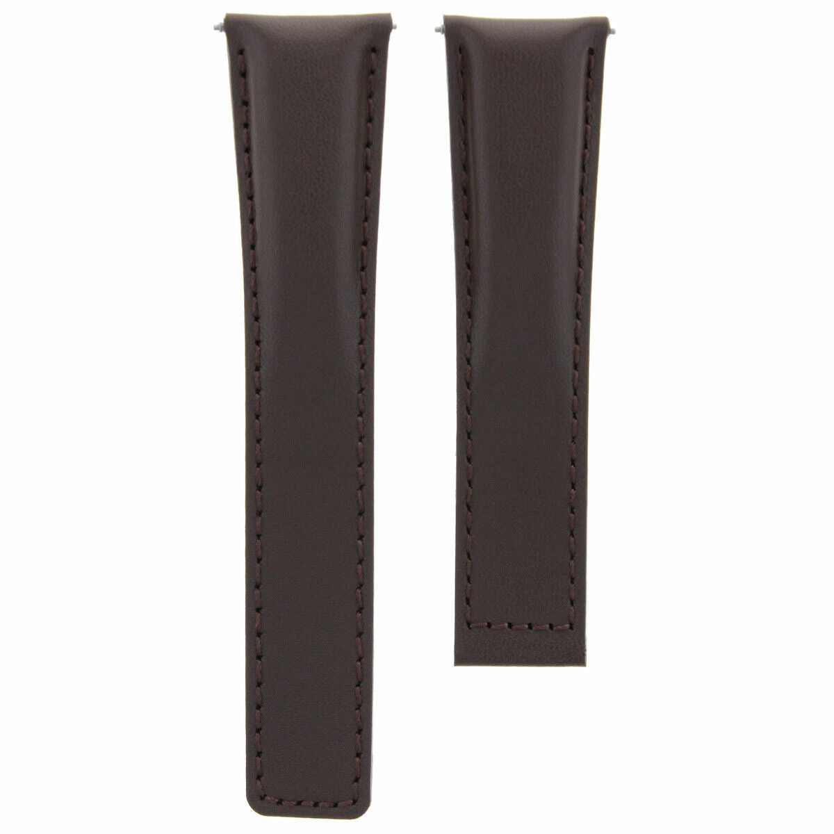 20MM LEATHER WATCH BAND STRAP FOR TAG HEUER CARRERA CALIBRE DEPLOY CLASP BROWN
