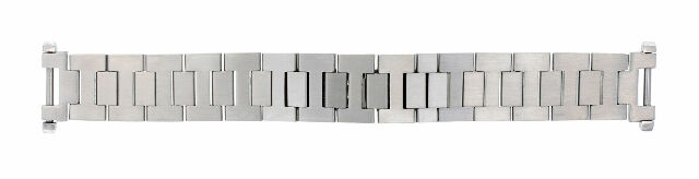 18MM WATCH BAND FOR 35MM CARTIER DE PASHA WATCH SOLID STAINLESS STEEL BRUSHED