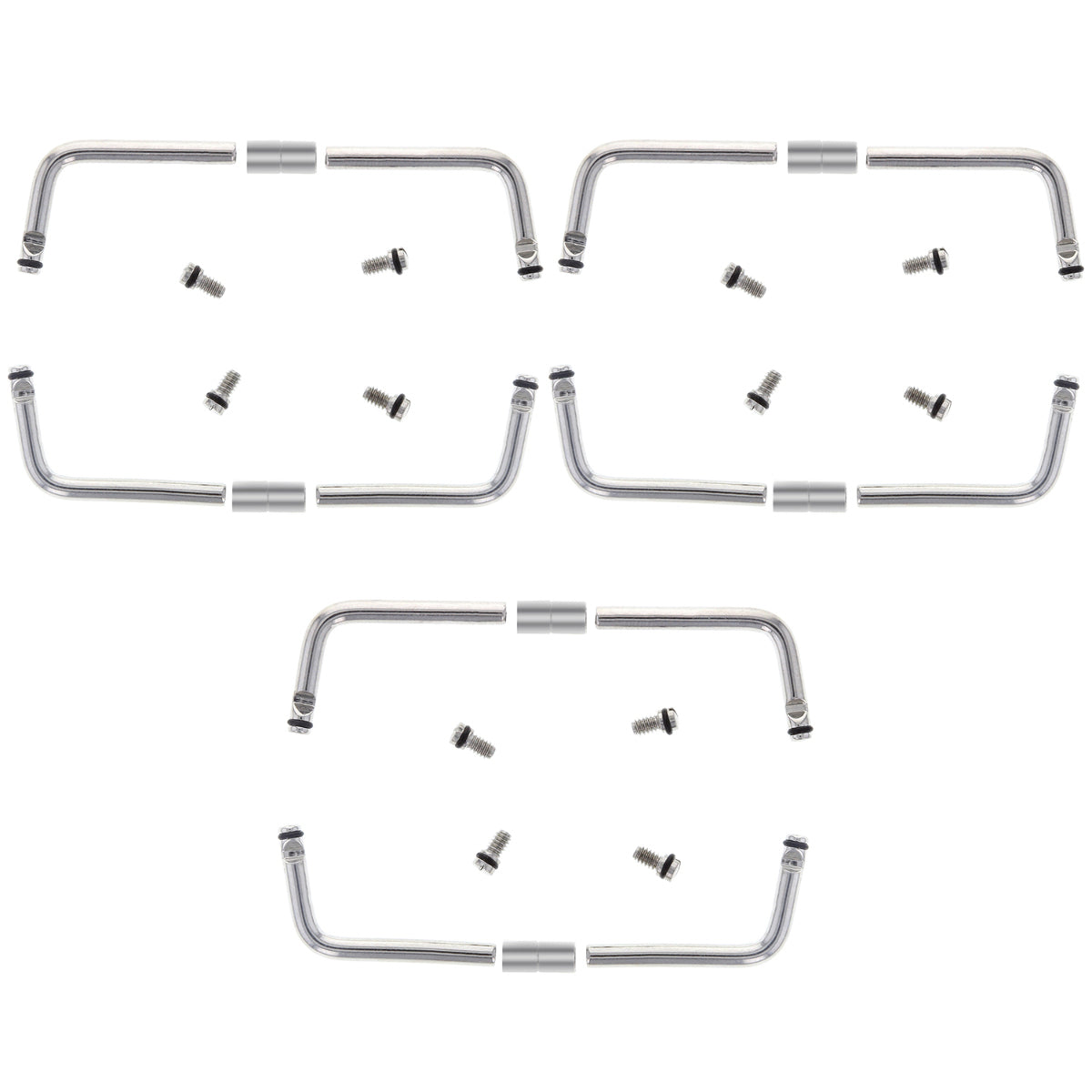 3 SET PAM BAR ,SCREW ,CONNECTOR FOR PAM PANERAI RADIOMIR GMT WATCH S/STEEL