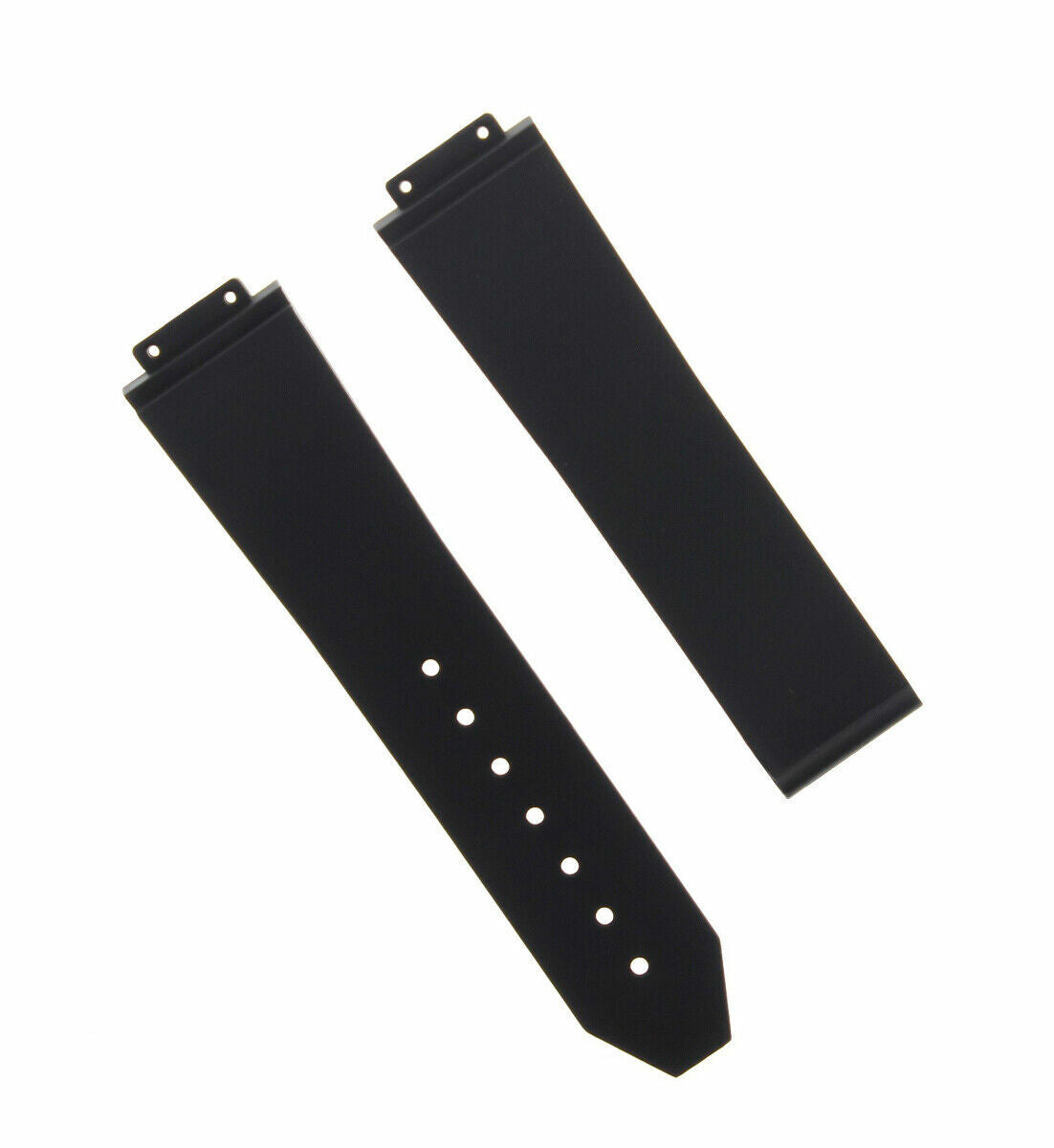 21MM RUBBER WATCH BAND DEPLOYMENT CLASP FOR H 38MM HUBLOT + SCREWDRIVER BLACK