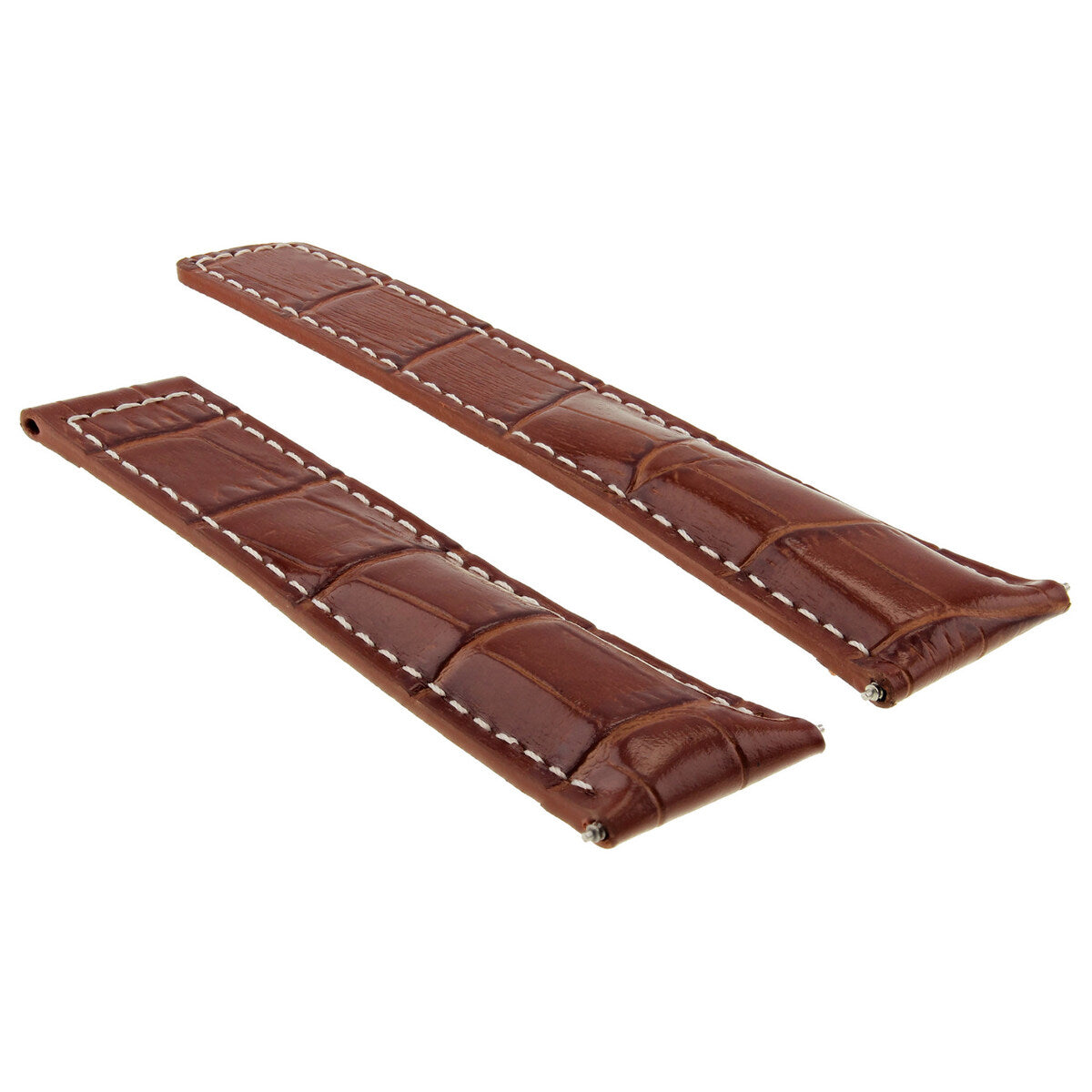 20MM LEATHER WATCH BAND STRAP BRACELET FOR TAG HEUER CARRERA CALIBRE BROWN WS