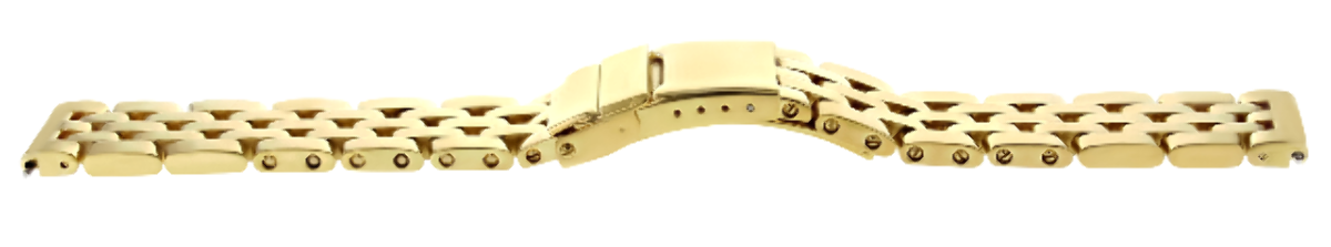 20MM WATCH BAND BRACELET FOR BREITLING PILOT BENTLEY NAVITIMER WATCH 5 LINK GOLD