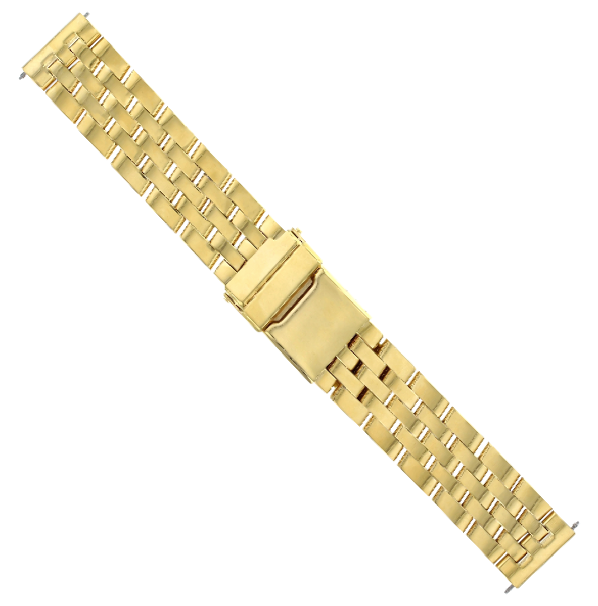 20MM WATCH BAND BRACELET FOR BREITLING PILOT BENTLEY NAVITIMER WATCH 5 LINK GOLD