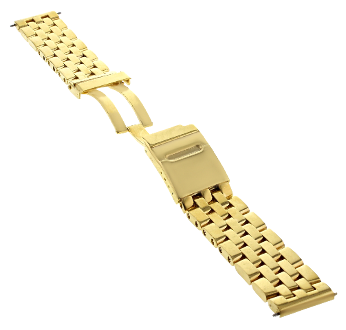 20MM WATCH BAND BRACELET FOR BREITLING PILOT BENTLEY NAVITIMER WATCH 5 LINK GOLD