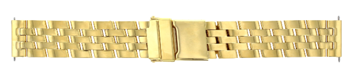 20MM WATCH BAND BRACELET FOR BREITLING PILOT BENTLEY NAVITIMER WATCH 5 LINK GOLD