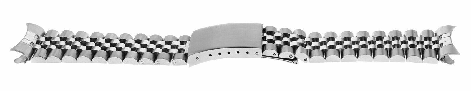 19MM JUBILEE WATCH BAND BRACELET FOR ROLEX AIR KING 1500, 5500 HEAVY STAINLESS