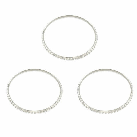 3 PCS STEEL BEZEL RING INSERT FOR ROLEX GMT 1670 1675 16750 16753 16758 TOP QLTY
