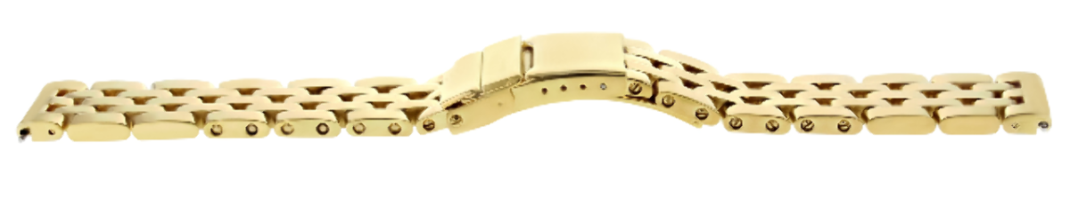 20MM WATCH BAND BRACELET FOR BREITLING CHRONOMAT B13050.1 WATCH COLT 5 LINK GOLD