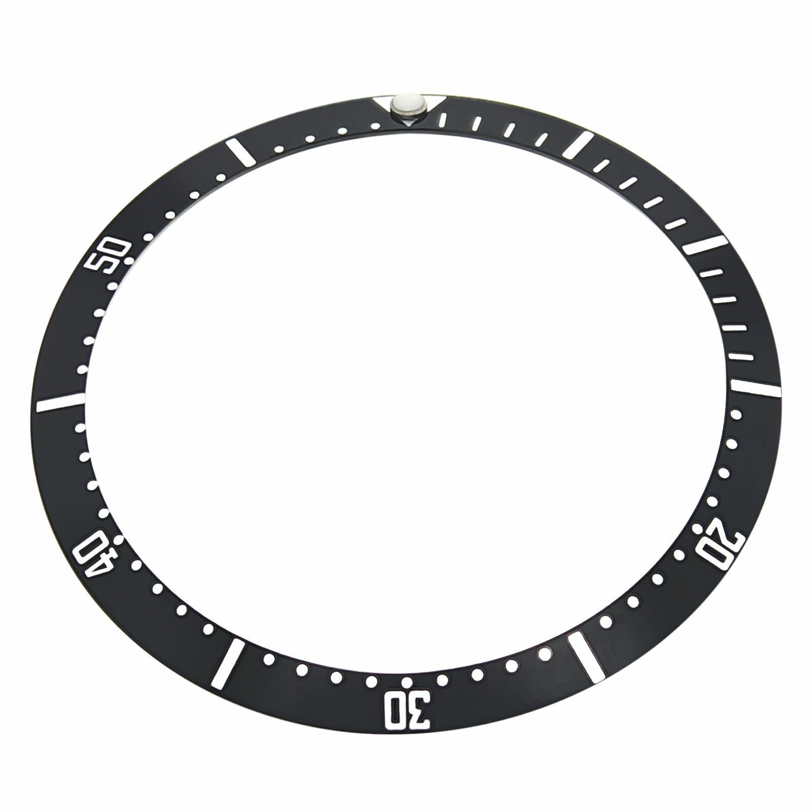 BEZEL INSERT FOR TAG HEUER 980.006 980.32 PROFESSIONAL WATCH BLACK  38MM X 32MM