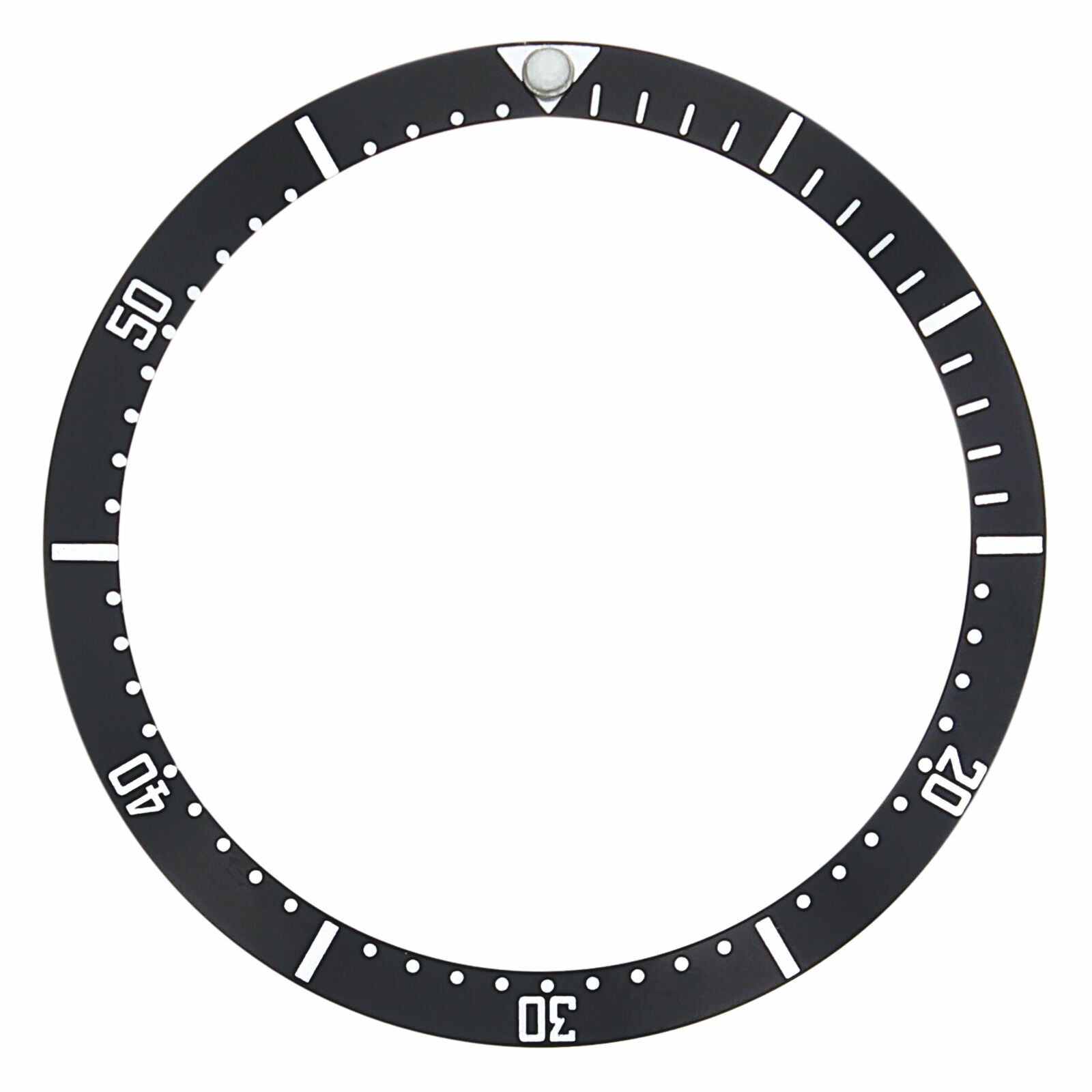 BEZEL INSERT FOR TAG HEUER 980.006 980.32 PROFESSIONAL WATCH BLACK  38MM X 32MM