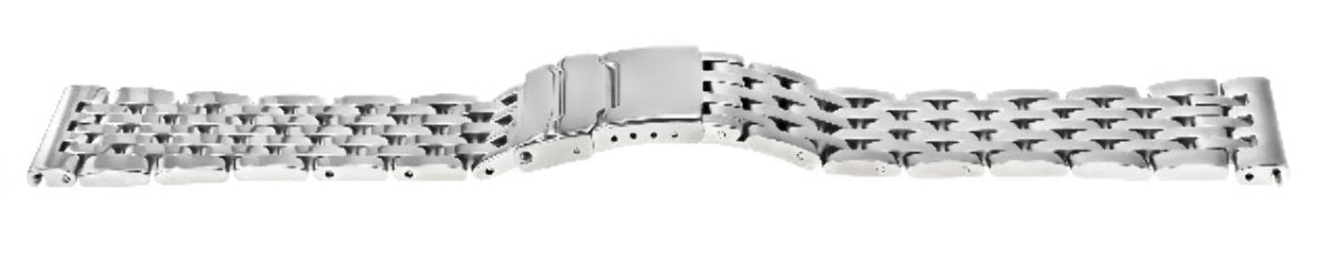 24MM WATCH BAND FOR 46MM BREITLING NAVITIMER WORLD A24322 GMT S/STEEL SHINY RD