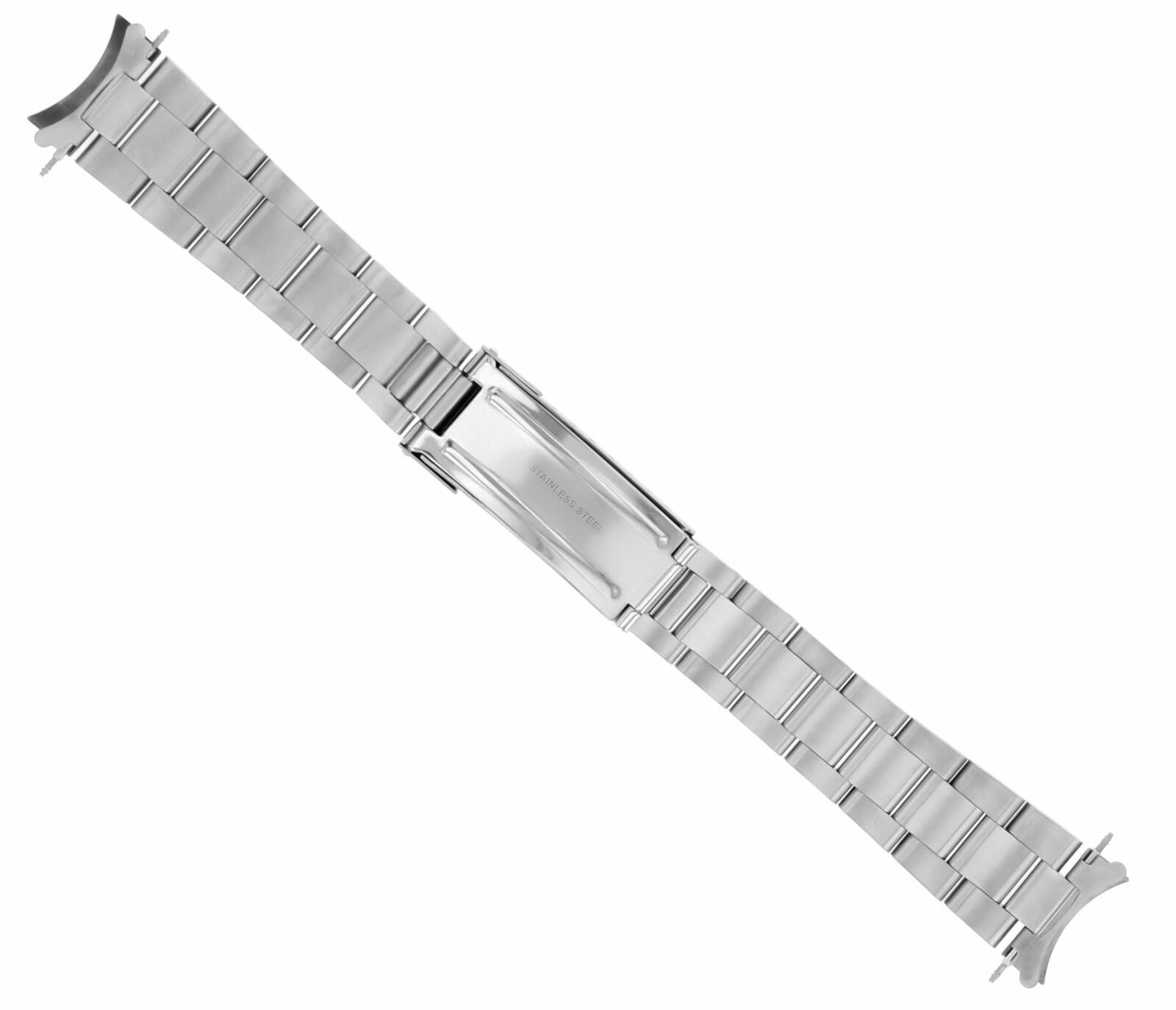OYSTER BAND STEEL FOR ROLEX SUBMARINER 16800 FIT FAT SPRING BAR 20MM FLIP LOCK