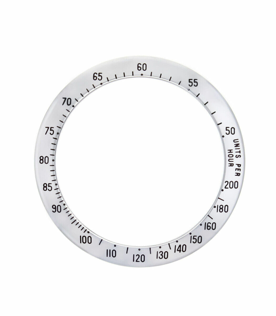 BEZEL INSERT FOR ROLEX DAYTONA 6265 WATCH STAINLESS STEEL 200 UNIT PER HOUR