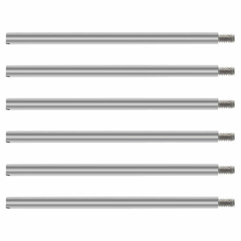 6 SCREW PIN FOR  RUBBER BAND 26MM STRAPS FIT 47MM PANERAI WATCH BAND LEATHER
