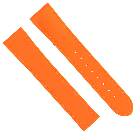 20MM RUBBER BAND STRAP FOR 41MM OMEGA SEAMASTER PLANET OCEAN WATCH ORANGE OS