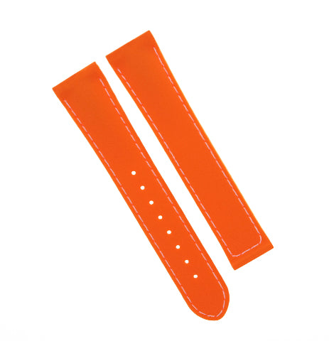 20mm Rubber Watch Band Strap Clasp Buckle for Omega Seamaster Planet Ocean, underside view