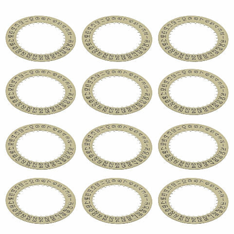 12 DATE DISC FIT ROLEX GENUINE 3130/3135 DATEJUST SUBMARINER 3130/3135 CHAMPAGNE
