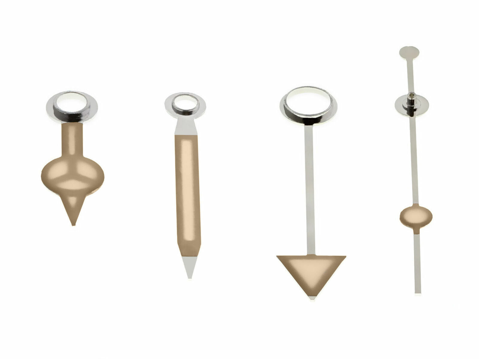 WATCH HANDS AGED FOR OLDER ROLEX GMT VINTAGE WATCH 1655 1665 1675 1680 SILVER