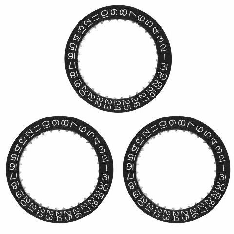 3 DATE DISC FOR TUDOR MOVEMENT ETA 2834-2 2834 2836-2 2846 2878,2893-2  BLACK 3H