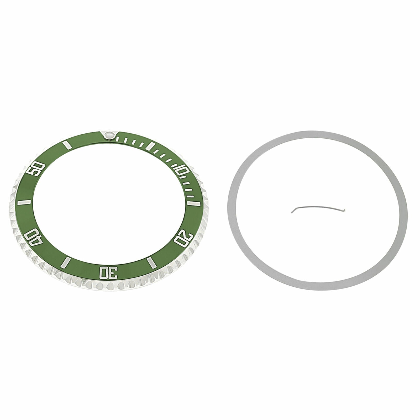 ROTATING BEZEL + INSERT FOR ROLEX NO DATE SUBMARINER +TENSION 14060 14060M GREEN