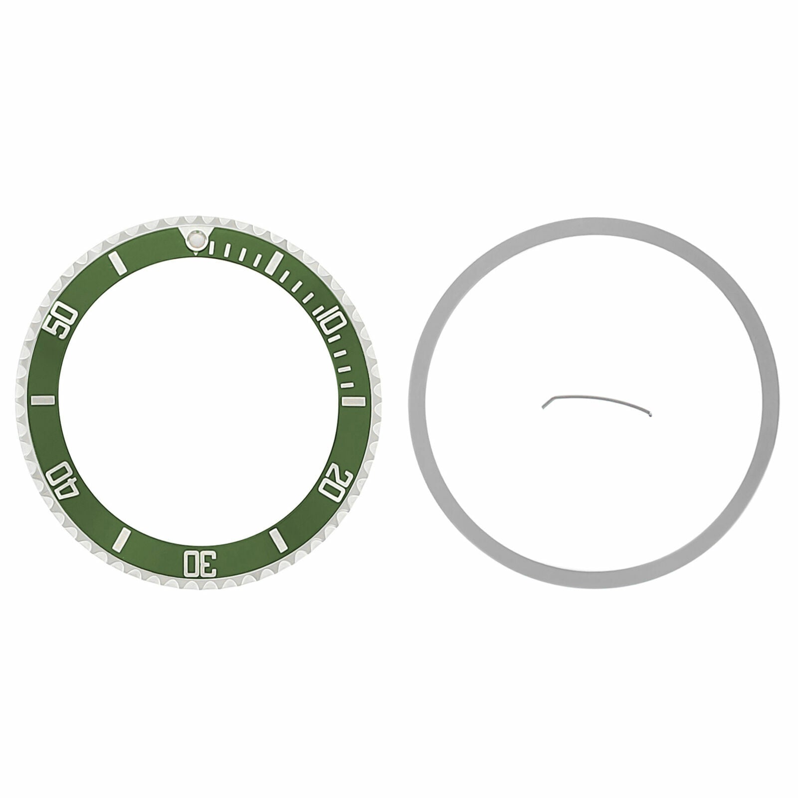 ROTATING BEZEL + INSERT FOR ROLEX NO DATE SUBMARINER +TENSION 14060 14060M GREEN