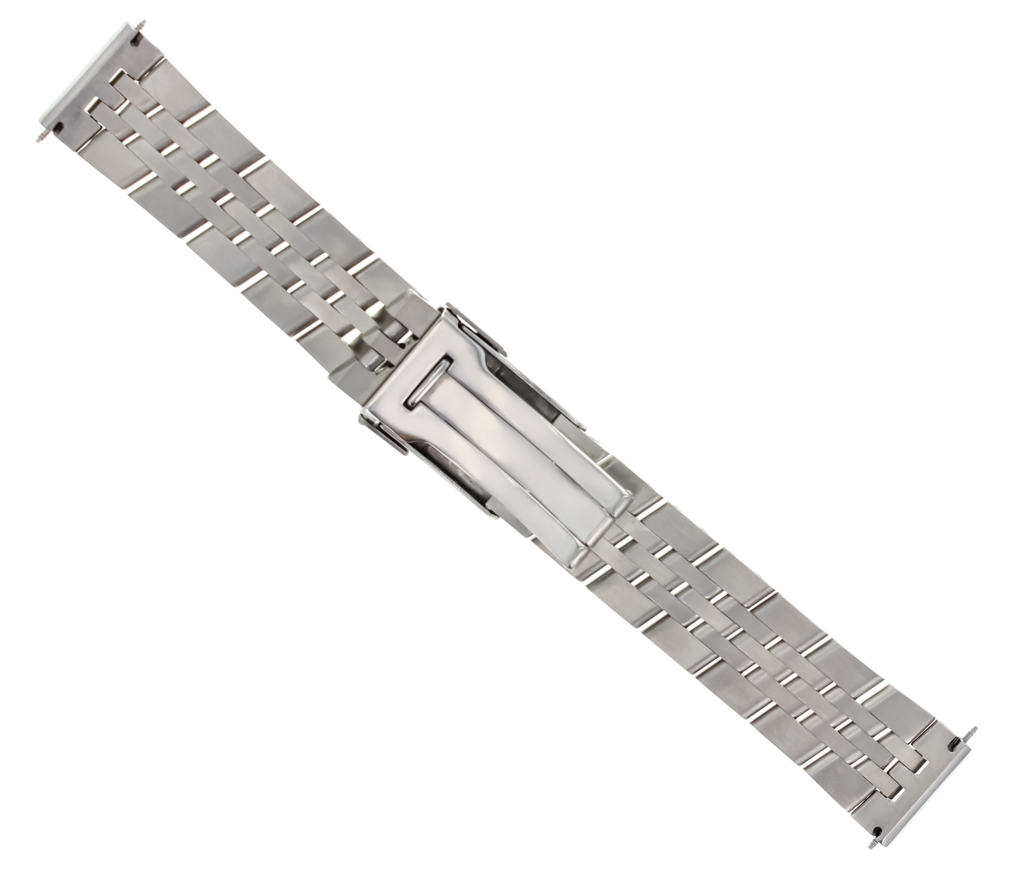 24MM HEAVY WATCH BAND FOR BREITLING BENTLEY 6.75 SPEED 5 SOLID LINK MATTE RD END