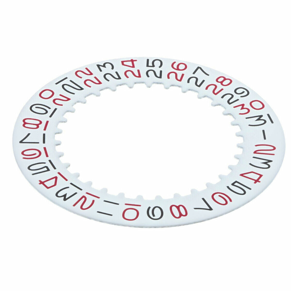 ROULETTE DATE DISC FOR ROLEX SUBMARINER GMT 1655, 1680,1665,1675 WHITE/RED/BLACK