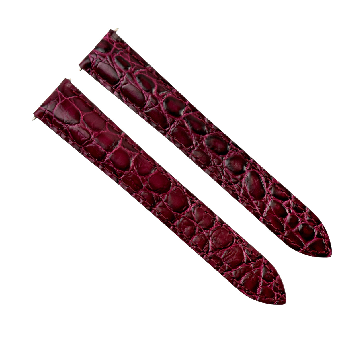 20MM LEATHER STRAP BAND DEPLOYMENT FIT CARTIER TANK RONDE SOLO WATCH 20/18 BROWN